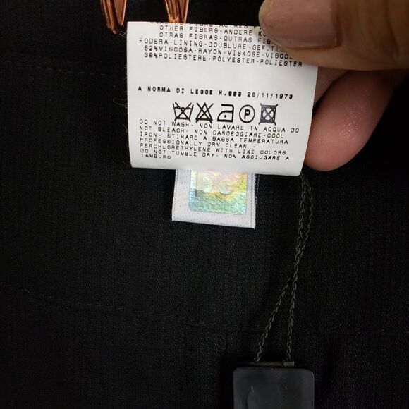 Dolce & Gabbana wide leg black slacks new - Picture 3 of 8